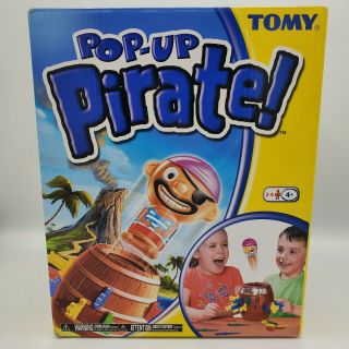 Tomy Pop Up Pirate Toy Game - No Batteries Required Surprise Pop Like Jenga