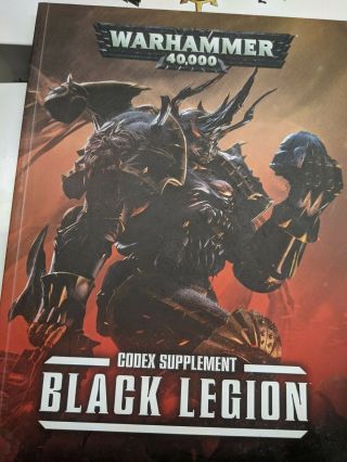 Games Workshop Warhammer 40k 7th Edition Black Legion Supplement