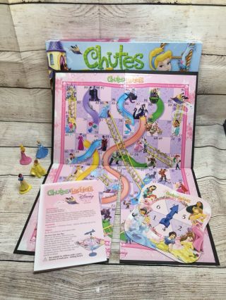 Chutes And Ladders Disney Princess Edition 2009 Complete Game,