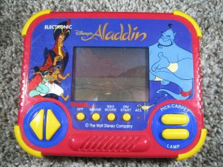 Vintage 1990 Tiger Electronics Walt Disney Aladdin Lcd Handheld Game