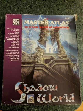 Shadow World Master Atlas Boxed Box Set I.  C.  E.  Rolemaster Adventure 6000 Inc