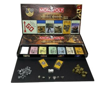 Monopoly Pirates Of The Caribbean Trilogy Edition Board Game Open Box