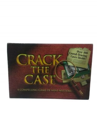 Crack The Case Game - Vintage 1993 Milton Bradley - Mini Mysteries Adult Party
