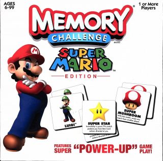 Usaopoly Board Game Memory Challenge - Mario Ed Vg,