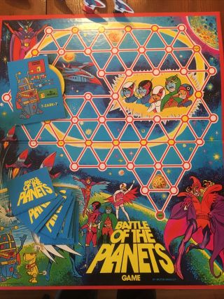 Rare Vintage 1979 Battle Of The Planets Milton Bradley Board Game