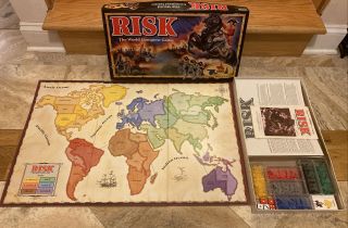 Vintage 1993 Risk Board Game The World Conquest Game 100 Complete