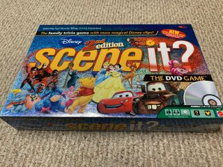 Mattel 2nd Edition Disney Scene It Dvd Game 100 Complete