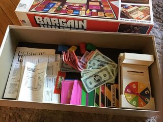 Vintage 1981 Milton Bradley Bargain Hunter Board Game Complete Set 4109 2