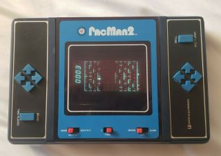 Vintage 1980 Entex Pacman2 Electronic 2 - Player Handheld Game - Non