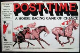Bugle Call Board Game Post - Time - A Horse Racing Game Of Chance Vg