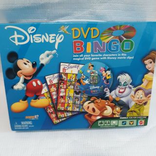 Disney Dvd Bingo Mattel Family Fun Complete Magical Game Movie Clips Home School