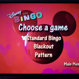 Disney DVD Bingo Mattel Family Fun Complete Magical Game Movie Clips home school 2