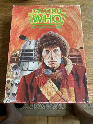 Vintage Doctor Who Board Game With Tom Baker " The Game Of Time And Space " Rare