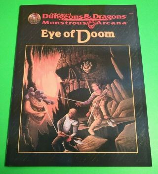 Eye Of Doom - Monstrous Arcana - Module Dungeons & Dragons Ad&d D&d