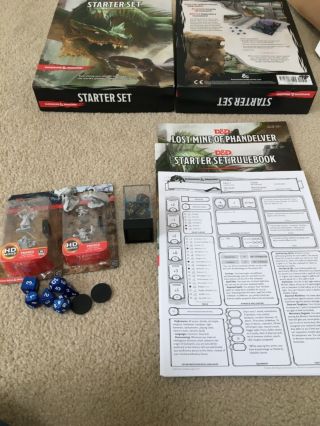 Dungeons And Dragons Roleplayimg Game Starter Set W/