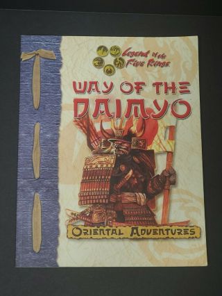 Way Of The Diamyo L5r Rpg Legend Of The Five Rings D&d D20