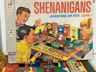 Vintage Shenanigans Carnival Of Fun Board Game