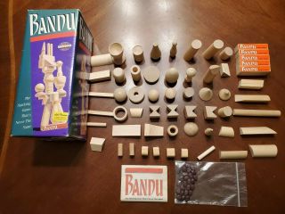 Bandu Stacking Game Milton Bradley 1991 - Near