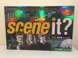 Harry Potter Scene It? 2nd Edition The Dvd Game - Complete