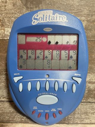 Big Screen Solitaire Hand Held Game By Radica 2004 2