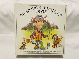 Trivia Pursuit Hunting & Fishing Camping Big Game,  Vintage 1985 Complete