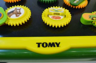 Tomy Gearation John Deere Motorized Busy Gears Magnetic Board Toy 1997 2