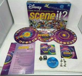 Disney Scene It? Dvd Board Game - 100 Complete
