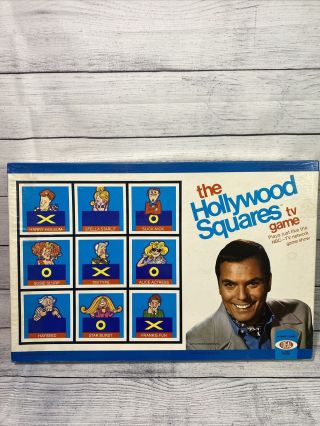The Hollywood Squares Tv Game Show Trivia Board Game Ideal Vintage 1974