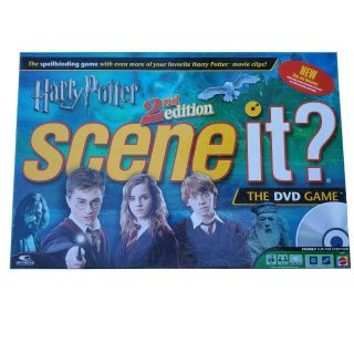 Harry Potter Scene It? 2nd Edition Dvd Game Mattell Complete Board Game
