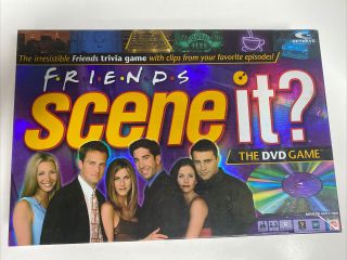 Friends Scene It Board Game Dvd Trivia 2005 100 Complete - -