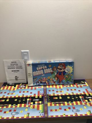 Vintage 1988 Milton Bradley Nintendo Mario Bros 2 Game Boards Box Instruct