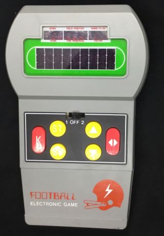 Vintage 1978 Handheld Football Electronic Game Model 003201