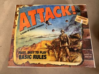 Attack : A Game Of World Conquest Plus Attack Deluxe Expansion Eagle Games