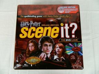Scene It? Harry Potter Deluxe Edition Board Game Collector Tin Case