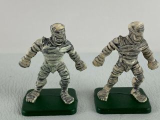 (2) Heroquest Replacement Figures Custom Painted Mummy Vintage 1990