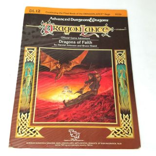 Dragon Lance Dl12 - Dragons Of Faith - Advanced Dungeons And Dragons D&d 9133