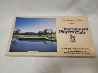 Vintage In Pursuit Of Par Golf Board Game - Tpc At Sawgrass