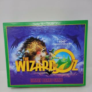 The Wizard Of Oz Family Board Game 100th Anniversary Edition 1999 Ages 8,  Euc