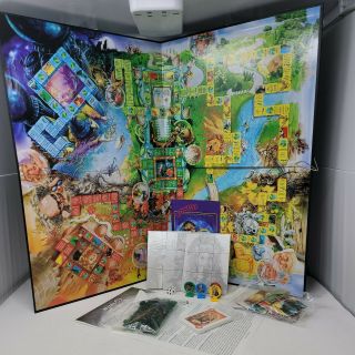 The Wizard of Oz Family Board Game 100th Anniversary Edition 1999 Ages 8,  EUC 2