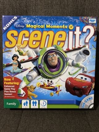 Scene It? Disney Magical Moments Dvd Game / Age 6,  / 2,  Players / P03