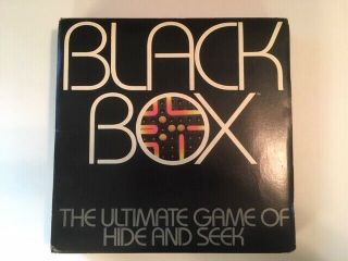 Vintage Black Box The Ultimate Game Of Hide & Seek Vintage Parker Brothers 1978
