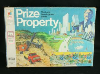 Vintage 1974 Milton Bradley Prize Property Land Development Game 4408 Complete