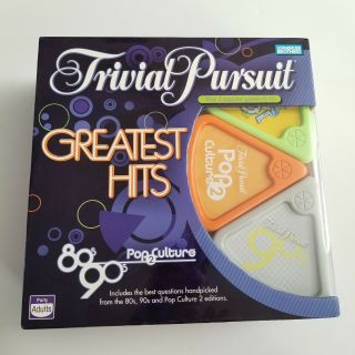 Trivial Pursuit Greatest Hits 80s 90s Pop Culture 2 Trivia Game 2007 Played Once