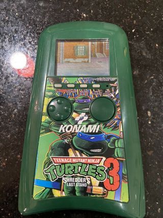 Konami 1989 Vintage Handheld Video Game Teenage Mutant Ninja Turtles