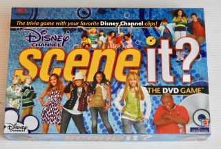 2008 Disney Channel Scene It Dvd Board Game 100 Complete - Great Family Game
