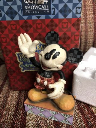 Jim Shore Disney Showcase Traditions Enesco Your Pal Mickey Mouse 4008080 W/box