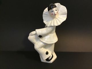 Vtg Taste Setter Sigma Pierrot Mime W Clown Porcelain 9”