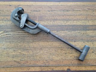 Antique Tools Rare Barnes 3 " Tube Pipe Cutter • Vintage Hvac Plumbing Tools ☆usa