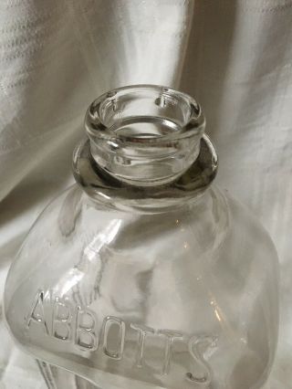 Vintage Half Gallon Milk Bottle Abbotts Dairy Philadelphia Pennsylvania Abbott’s 3