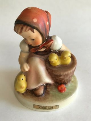 Vintage Goebel Mi Hummel Figurine 57/0 Chick Girl W Germany Figurine